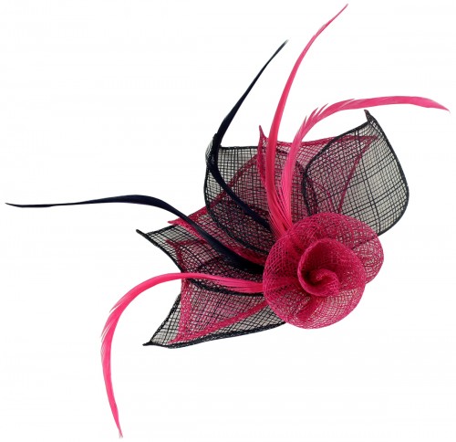 Aurora Collection Two Tone Rose Fascinator