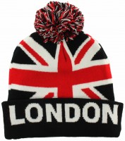  London Union Jack Bobble Hat