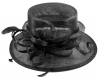 Elegance Collection Sinamay Loops Wedding Hat
