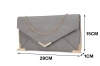 Papaya Fashion Faux Leather Envelope Bag