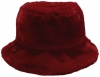  Winter Bucket Hat in Warm Fluffy Faux Fur