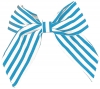 Daisy Daisy Striped Bow Hair Clip in Light Blue