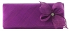 Elegance Collection Sinamay Diamante Occasion Bag in Purple