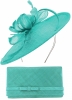 Max and Ellie Occasion Disc with Matching Large Occasion Bag in Turquoise