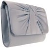 Failsworth Millinery Satin Clutch Bag in Silver