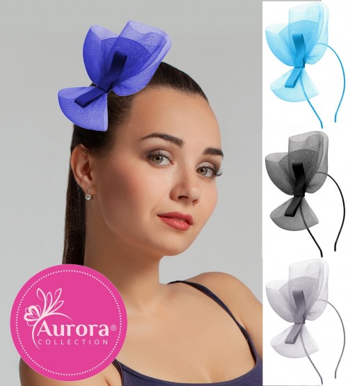 Aurora Collection Crin and Ribbon Aliceband Fascinator