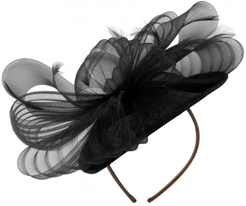 Failsworth Millinery Sinamay and Crin Disc Headpiece