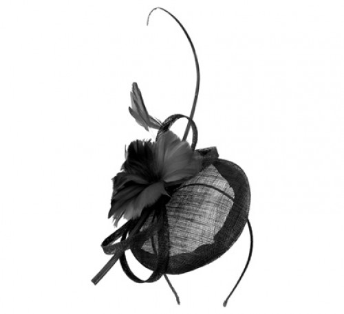black fascinator uk