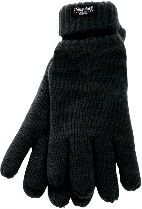 Thinsulate Ladies Gloves in Black