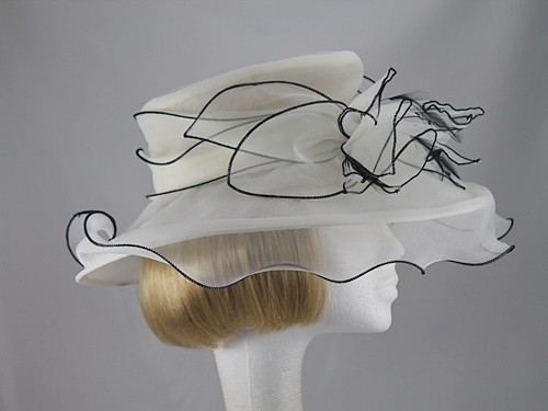 collapsible wedding hats