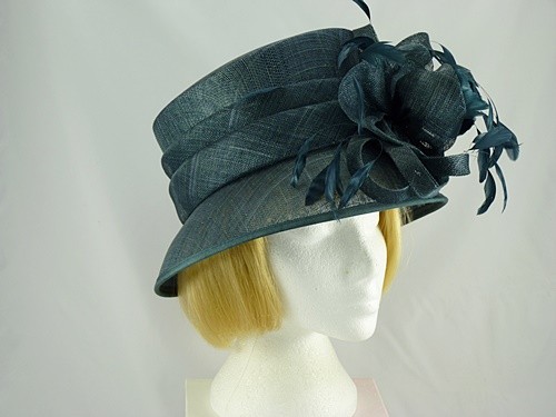 Libra Ascot hat Grey and Petrol