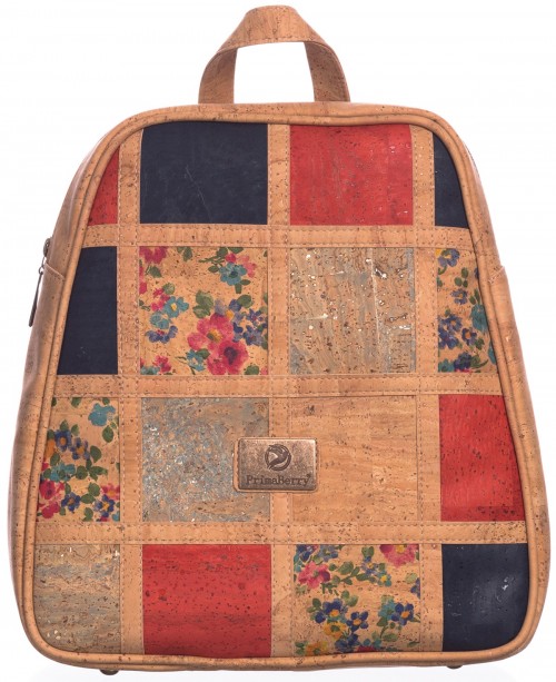PrimaBerry Multicoloured Cork Backpack