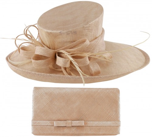 Max and Ellie Events Hat with Matching Large Occasion Bag