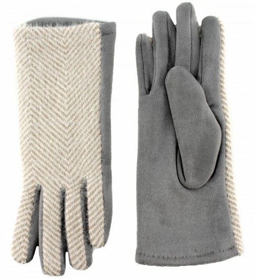 Hawkins Collection Ladies Soft Stripe Gloves