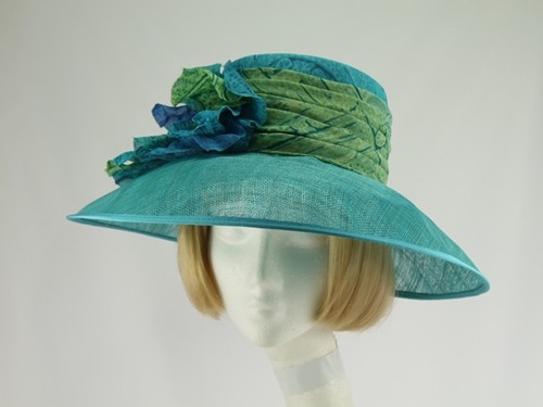 Decisions Turquoise Wedding Hat