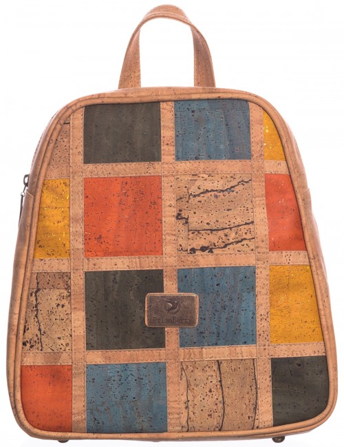 PrimaBerry Multicoloured Cork Backpack