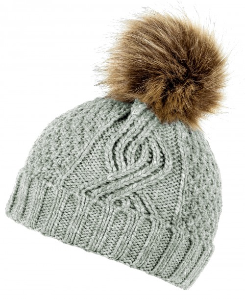 Boardmans Darby Ladies Cable Knit Beanie Bobble Hat