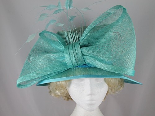 Gwyther Snoxells Electric Blue Wedding Hat