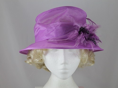 small brim wedding hats