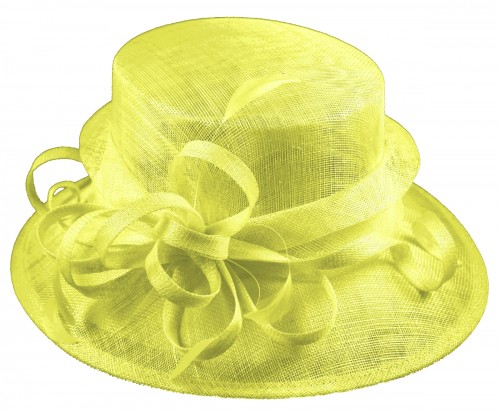 Elegance Collection Sinamay Loops Wedding Hat