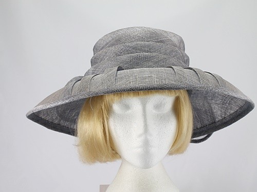 Marions Hats Grey Wedding Hat