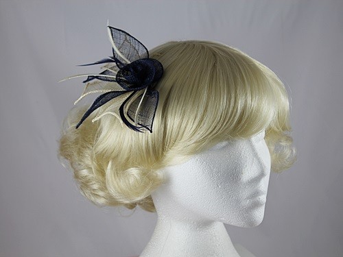 Aurora Collection Rose Two Tone Fascinator