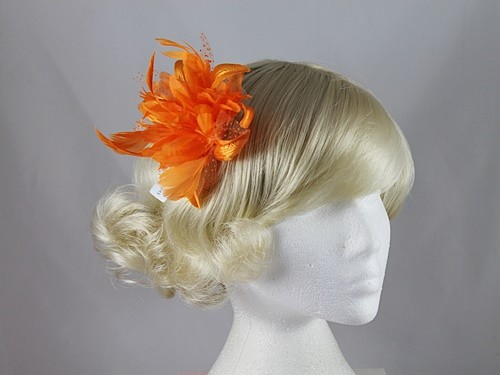 Aurora Collection Flower with Biots Fascinator