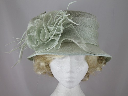 Pale Green Wedding Hat