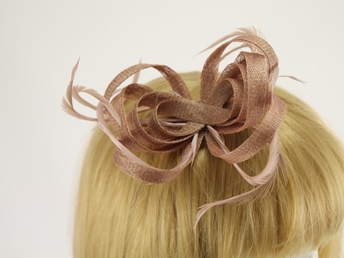 Palest Tan Fascinator