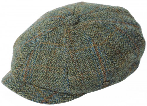 Failsworth Millinery Carloway Harris Tweed Baker Boy Cap