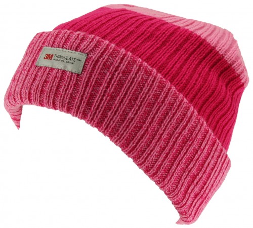 SSP Hats Kids Thinsulate Two Tone Beanie Hat in Pink