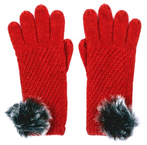 Alice Hannah Alina Diagonal Ribbed Gloves
