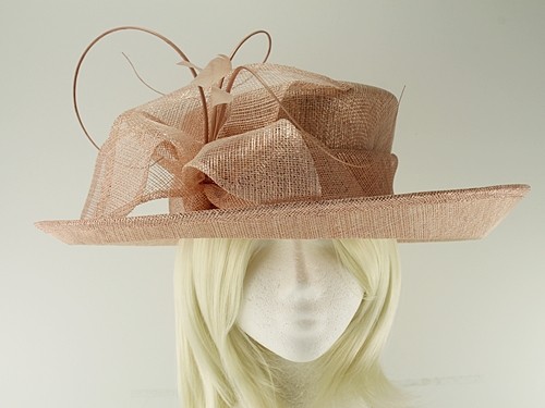 rose gold wedding hats