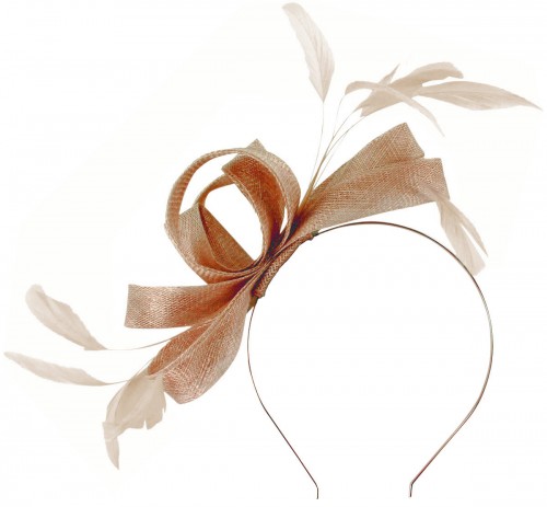 rose gold wedding hats