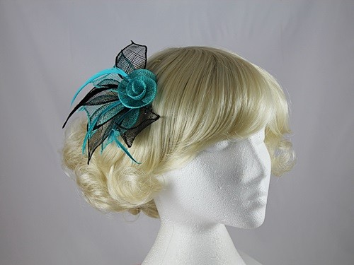 Aurora Collection Rose Two Tone Fascinator