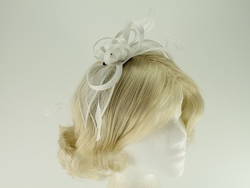 Failsworth Millinery Aliceband Sinamay Fascinator with Matching Bag