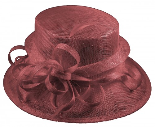 Elegance Collection Sinamay Loops Wedding Hat