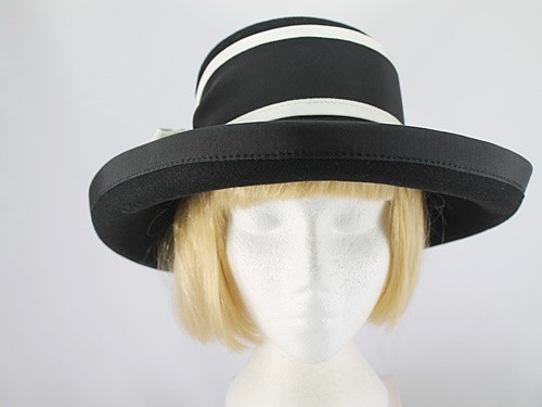 Black and White Winter Occasion Hat