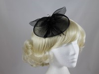Aurora Collection Net and Feathers Fascinator