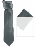 Max and Ellie Mens Tie and Pocket Square Set
