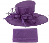 Max and Ellie Events Hat with Matching Large Occasion Bag