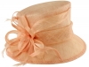 Hawkins Collection Short Down Brim Wedding Hat in Bellini