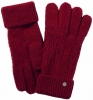 Failsworth Alice Cable Knit Gloves in Berry