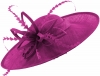 Failsworth Millinery Aliceband Saucer Headpiece in Berry