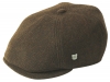Failsworth Millinery Hudson Six Piece Cap in Brown