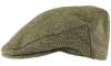 Boardmans Harris Tweed Flat Cap in Checked 5 - Beige