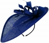 Failsworth Millinery Shaped Saucer Headpiece in Cobalt