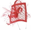 Max and Ellie Angular Events Aliceband Fascinator in Coral