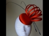 Esther Louise Millinery Tangerine Looped Button