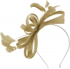Failsworth Millinery Sinamay Loops Fascinator in Fawn